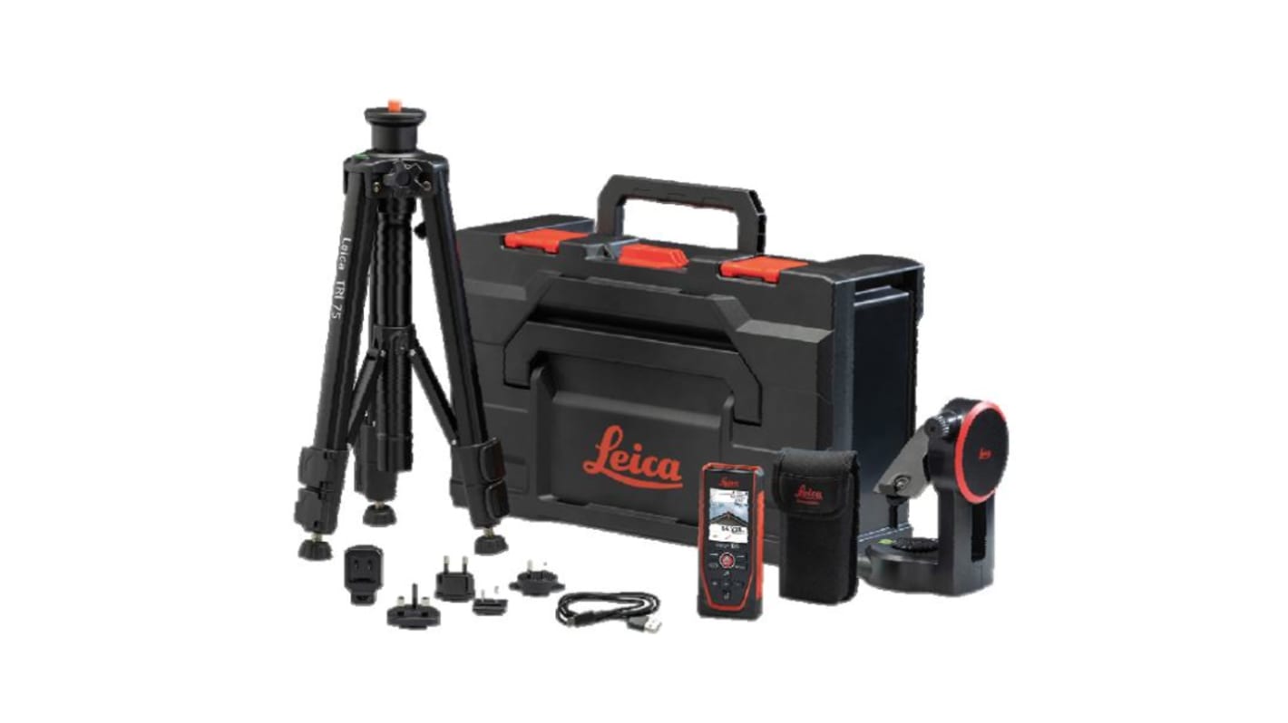 Leica D5-R Pro+Cal Distance Meter, 200m Range, ± 1.0 mm Accuracy, PreCal