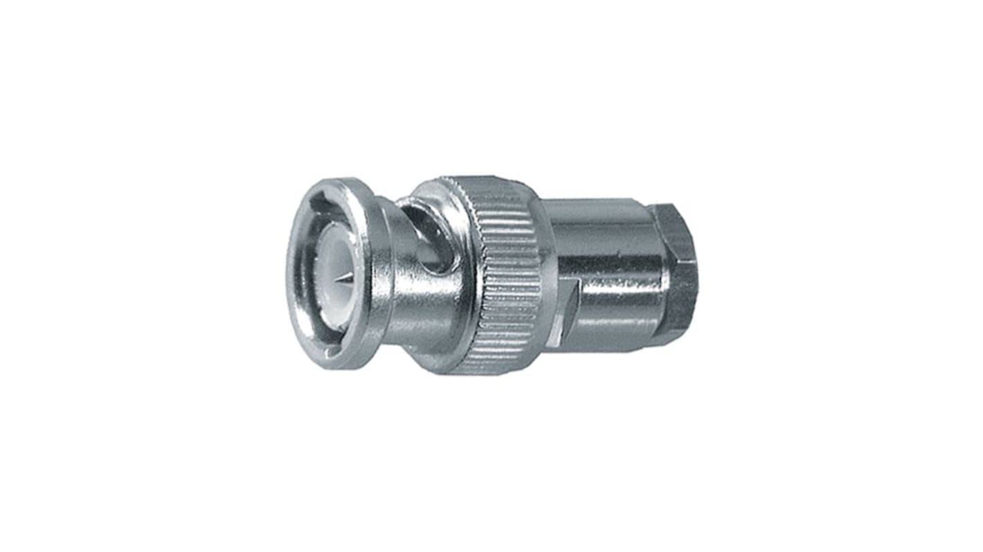 Alpha Elettronica BNC Series, Plug Cable Mount BNC Connector, 50Ω, Solder Termination, Straight Body