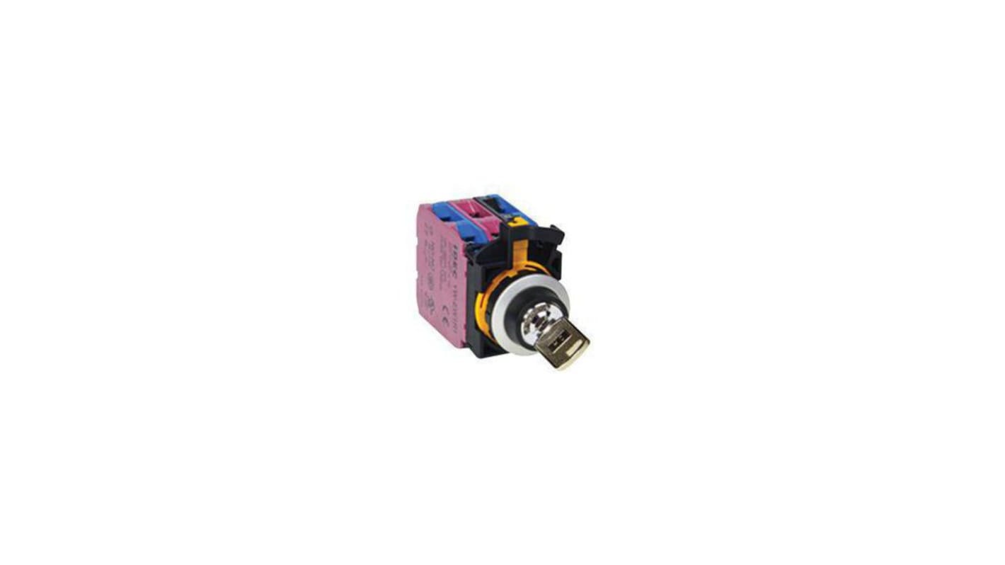 Idec Key Switch, 2NO, 8A 2-Way