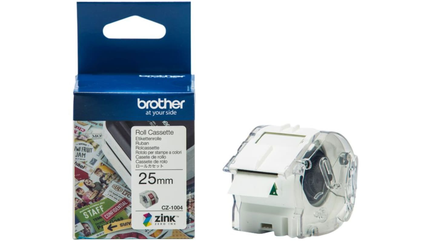 Brother CZ Beschriftungsband für VC-500W auf Weiß