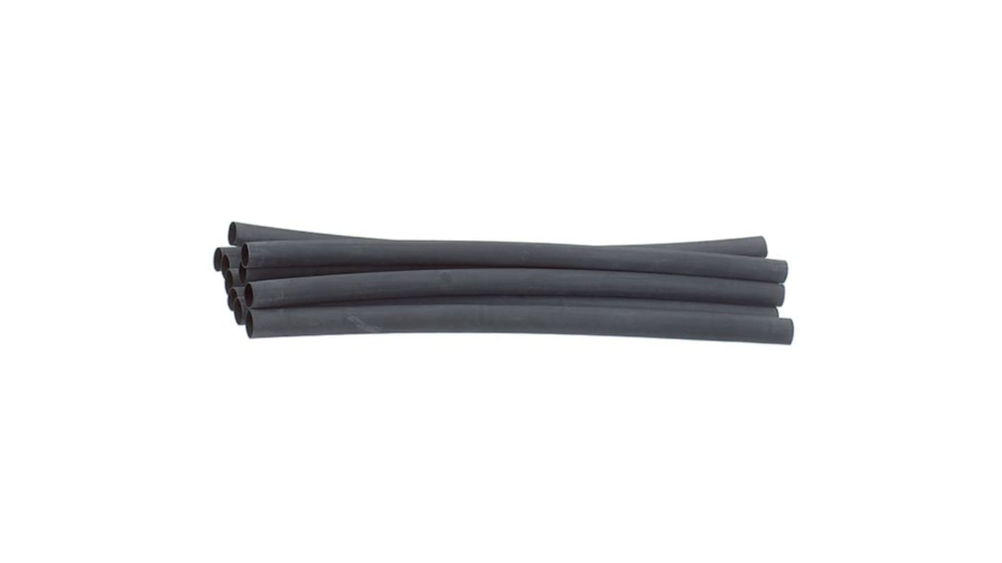 Gaine thermorétractable DSG-Canusa, Dia. 1/4pouce Noir rétreint 2:1, 250mm