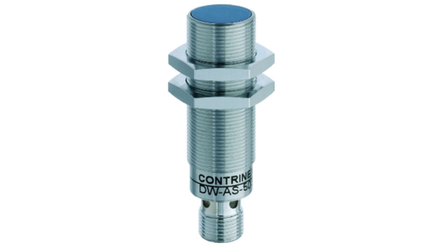 Rs-Online Sensore di prossimità Cilindro filettato Contrinex M18 rilevamento 12 mm 10 → 30 V CC