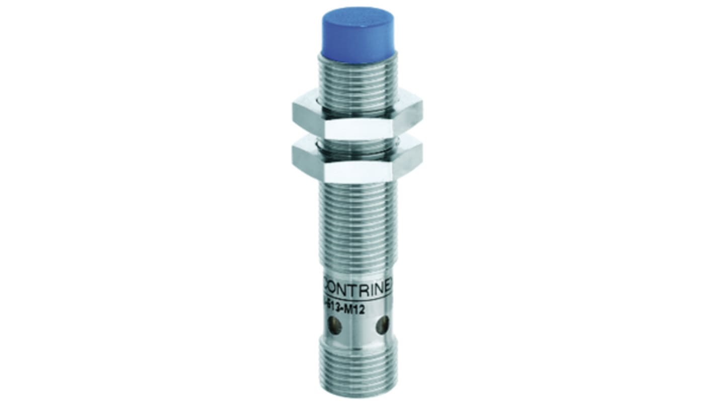Rs-Online Sensore di prossimità Cilindro filettato Contrinex from Molex M12 rilevamento 8 mm 10 → 30 V CC