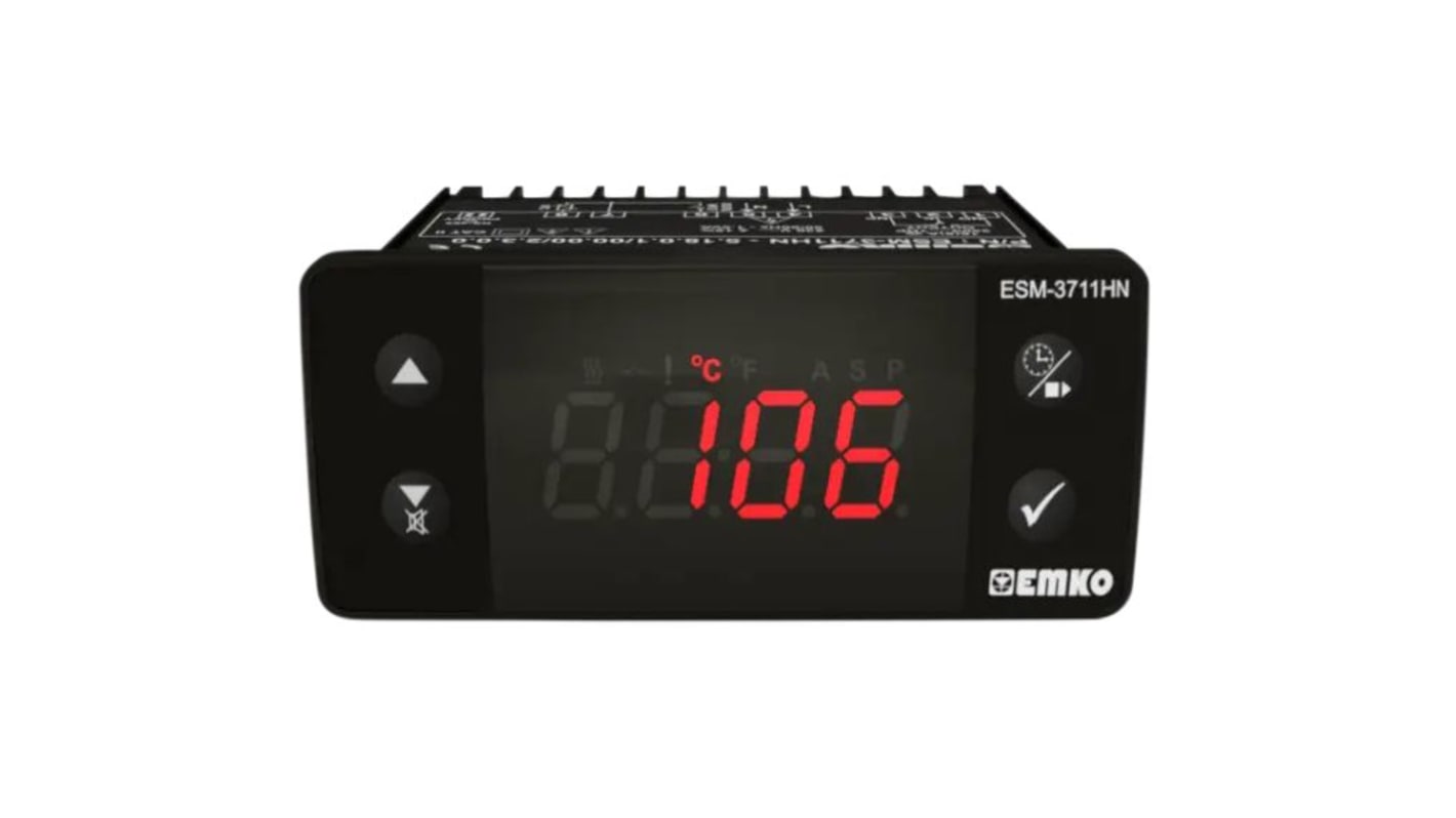 Rs-Online Regolatore di temperatura On/Off Emko ESM 230 V c.a. 76x34.5x71mm 1 uscita Relè