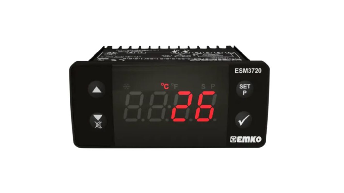 Rs-Online Regolatore di temperatura On/Off Emko ESM 230 V c.a. 76x34.5x71mm 2 uscite Relè driver SSR