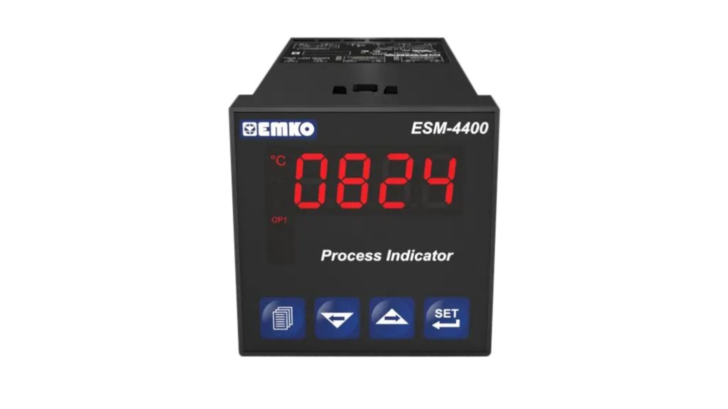 Emko ESM Einbaumessgerät für Strom, Spannung H 46mm B 46mm 4-Stellen