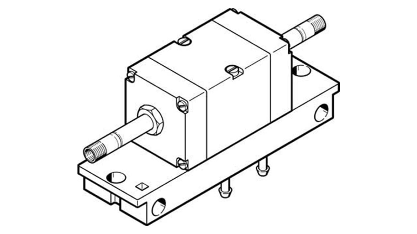 Electroválvula neumática Festo, Serie JMFH, Función 5/2 Double Solenoid, Sistemas eléctricos