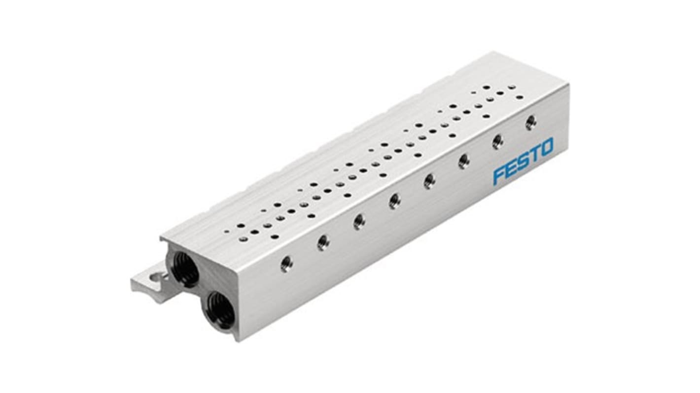 Festo MHA1 series 6 station Metric M3 Manifold for use with Valves, 197204
