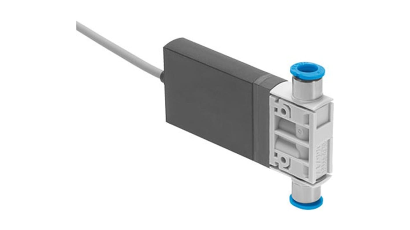 Festo Monostable Pneumatic Solenoid Valve - Electrical One-Touch Fitting 4 mm MHJ10 Series 24V dc