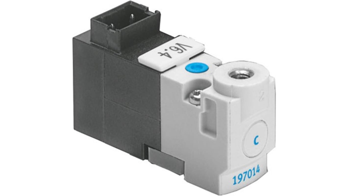 Monostable Pneumatic Solenoid Valve - Electrical Metric M3 MHP1 Series 5V dc