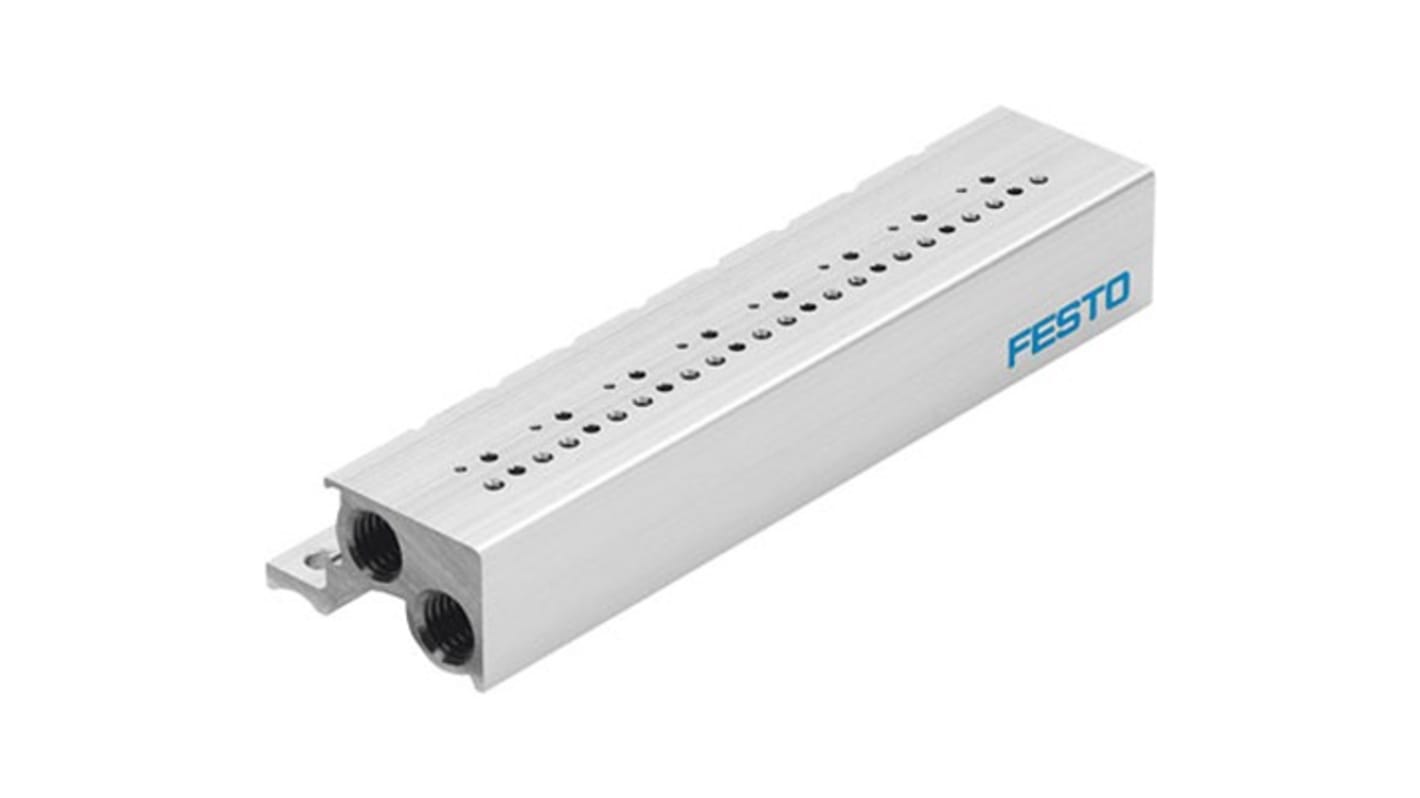 Festo MHP1 series 10 station M7 Manifold Block for use with Valves, 197195