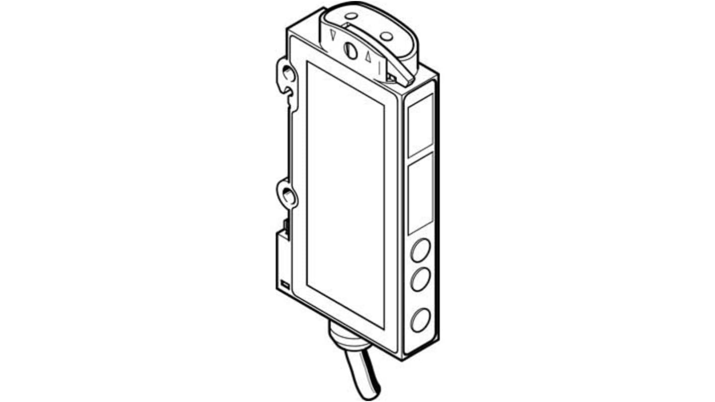 Sensor de fibra óptica, salida PNP, 10 - 30 V, IP64