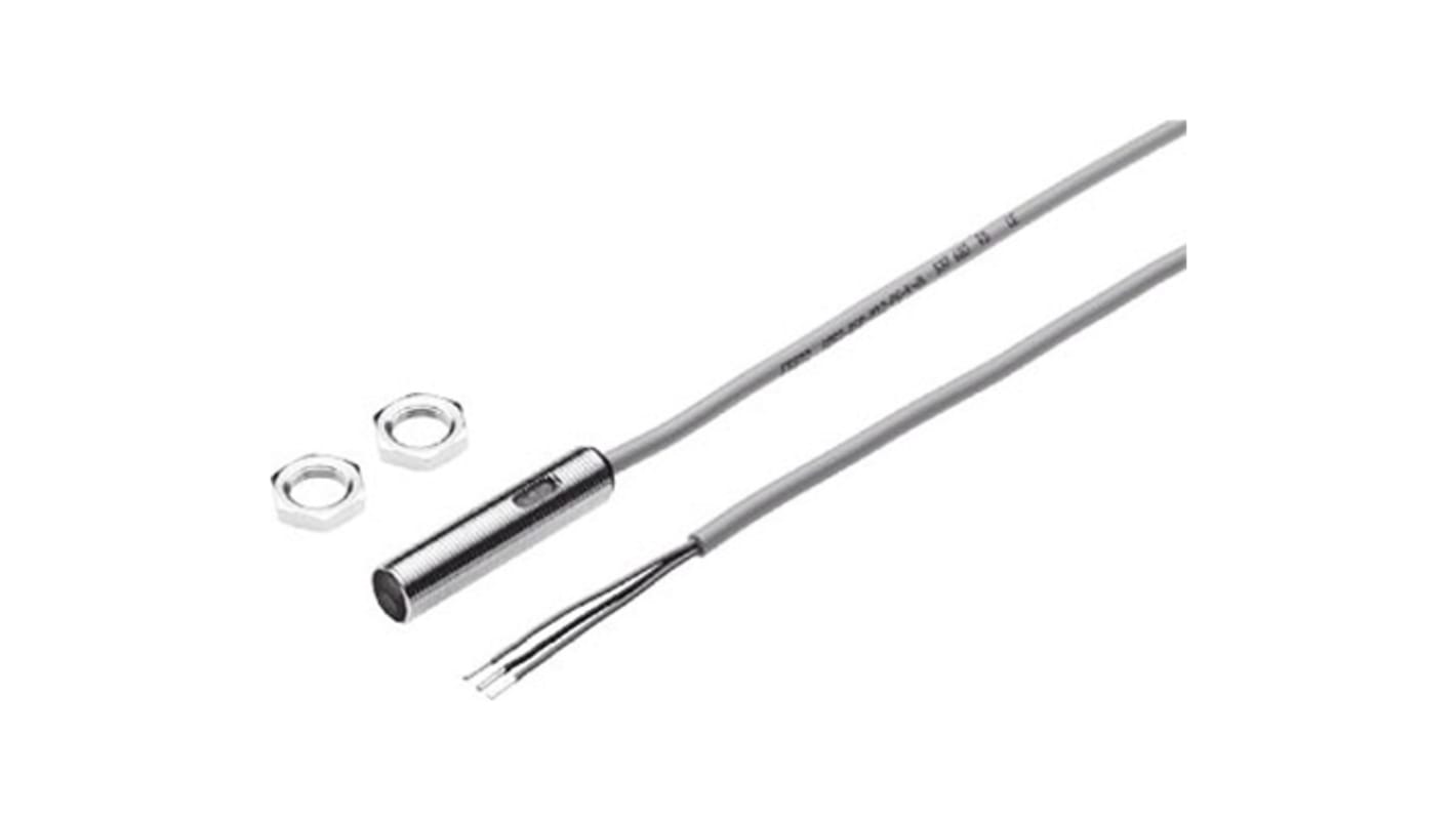 Rs-Online Sensore fotoelettrico Cilindrico Festo a retroriflessione rilevamento 1500 mm uscita PNP