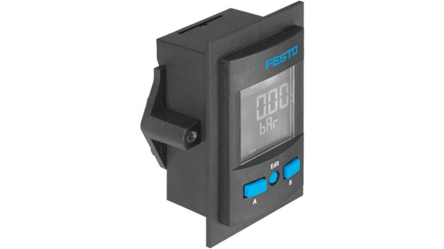 Sensore di pressione SPAU-P10R-F-Q4-L-PNLK-PNVBA-M12, pressione massima 10 bar, IP65, IP67 M12