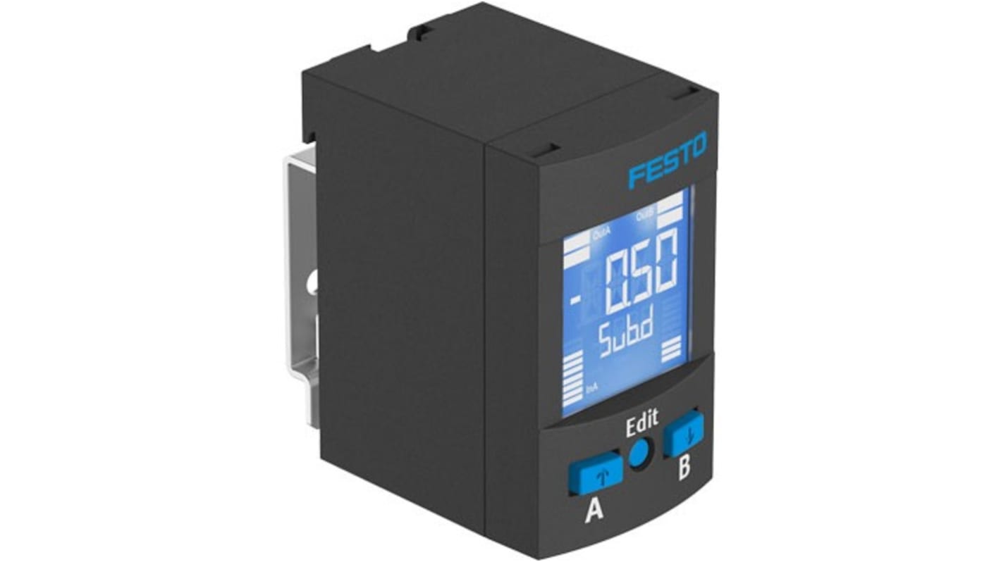 Sensore di pressione SPAU-P10R-W-Q4D-L-PNLK-PNVBA-M12D, pressione massima 10 bar, IP65, IP67 M12