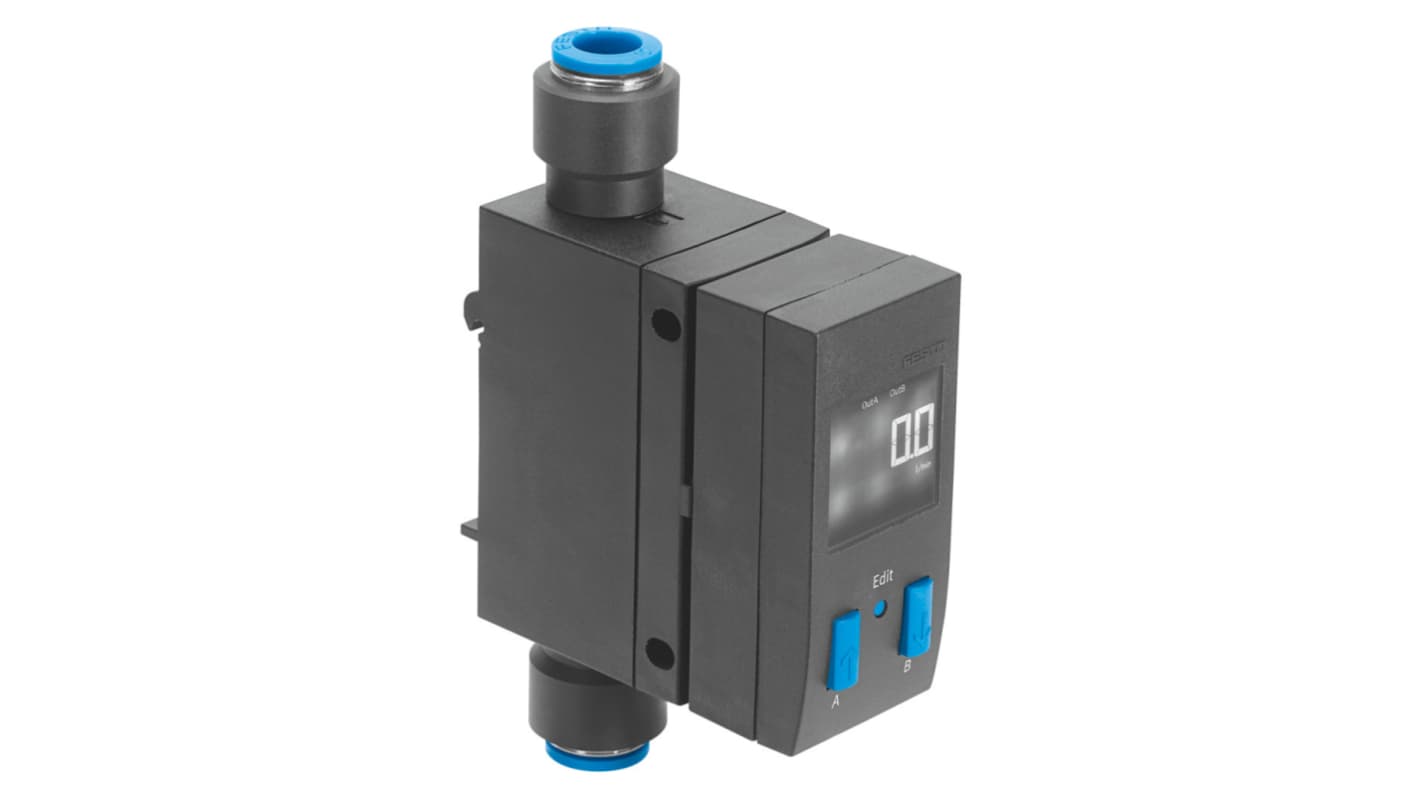 Rs-Online Sensore di flusso Festo per Aria flusso 10 l/min → 1000 L/min