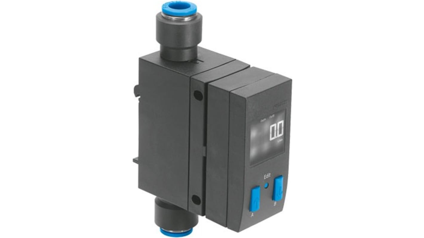 Rs-Online Sensore di flusso Festo per Aria flusso 2 l/min → 200 L/min