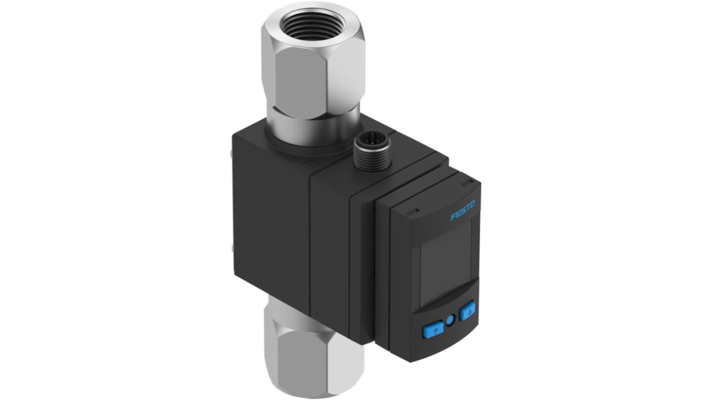 Rs-Online Sensore di flusso Festo per Fluido liquido flusso 1 8 l/min → 32 L/min