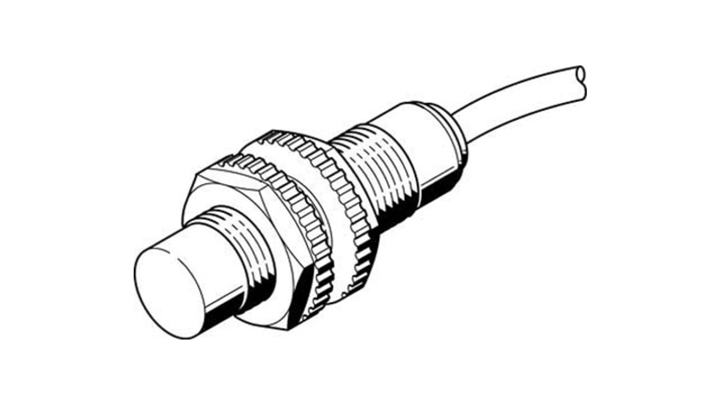 Festo Inductive Threaded Barrel Proximity Sensor, M12, 3.24 mm Detection, 20 →320 V