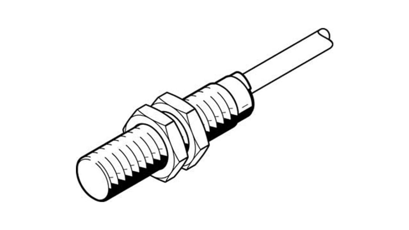 Sensor de proximidad, M12 x 1, alcance 3 mm, salida NPN, 10 - 30 V, IP67