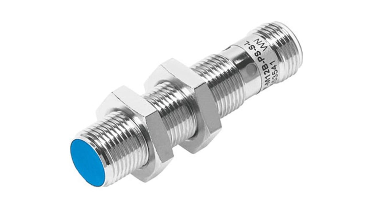 Sensore di prossimità Cilindrico Festo, NPN, M12 x 1, rilevamento 3 mm, 10 - 30 V