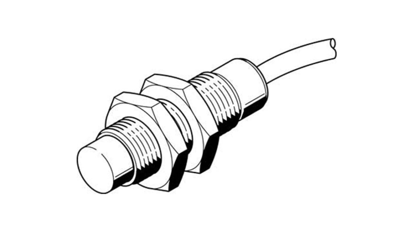 Sensore di prossimità Cilindrico Festo, NPN, M18 x 1, rilevamento 12 mm, 10 - 30 V