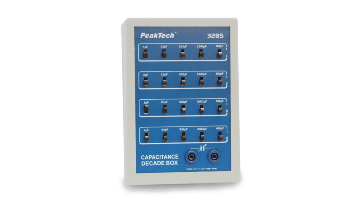 PeakTech Dekade, min. -5%, max. 5%, Kapazität
