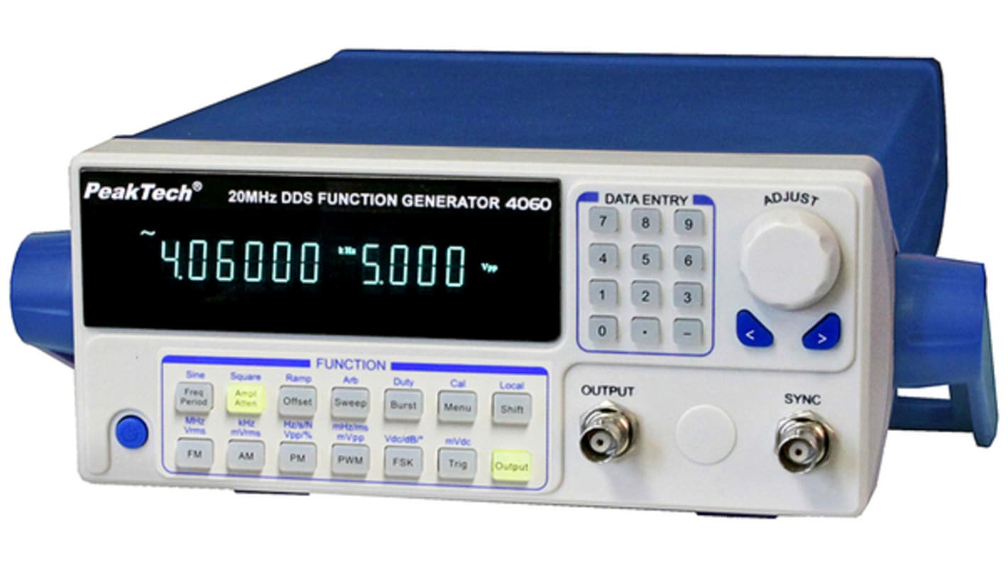 Generatore di forme d'onda PeakTech P 4060, 20MHz max