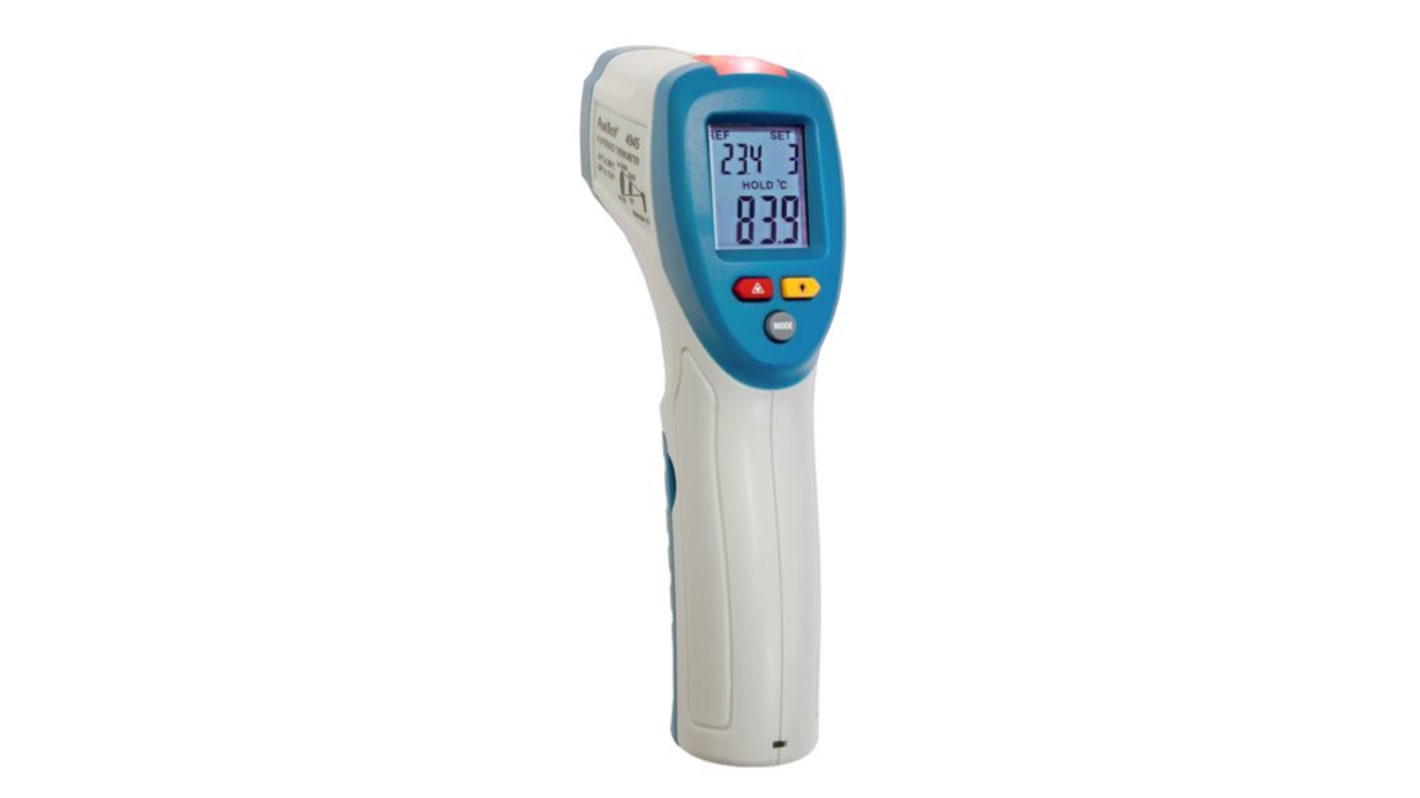PeakTech P4945 Infravörös hőmérő, Maks. Hőmérséklet +380°C, 2 %, Celsius
