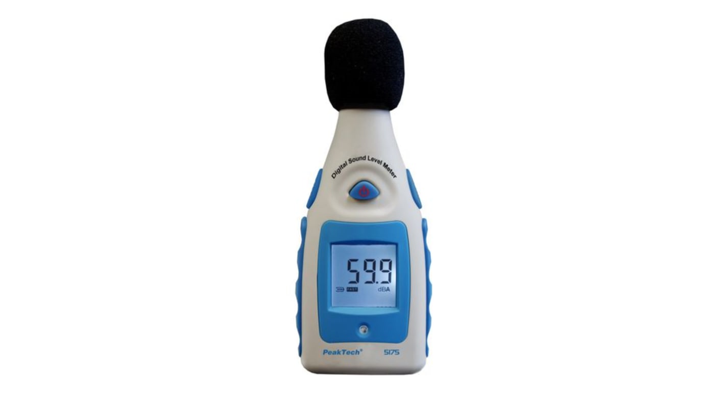 PeakTech 5175 Sound Level Meter, 40dB to 130dB, 8.5kHz max
