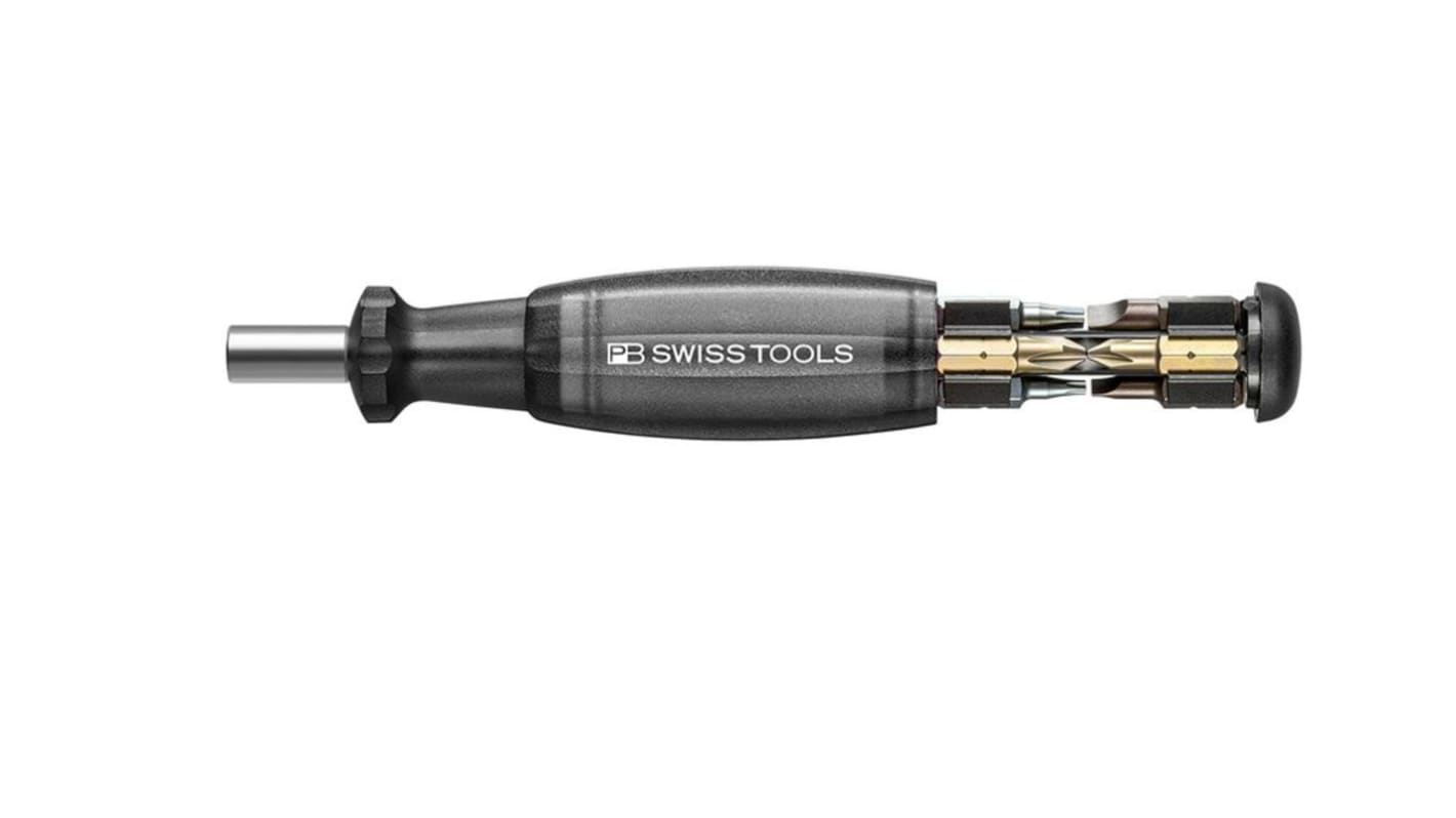 PB SWISS TOOLS Bit And Screwdriver Set 9 Pieces, Hexagon