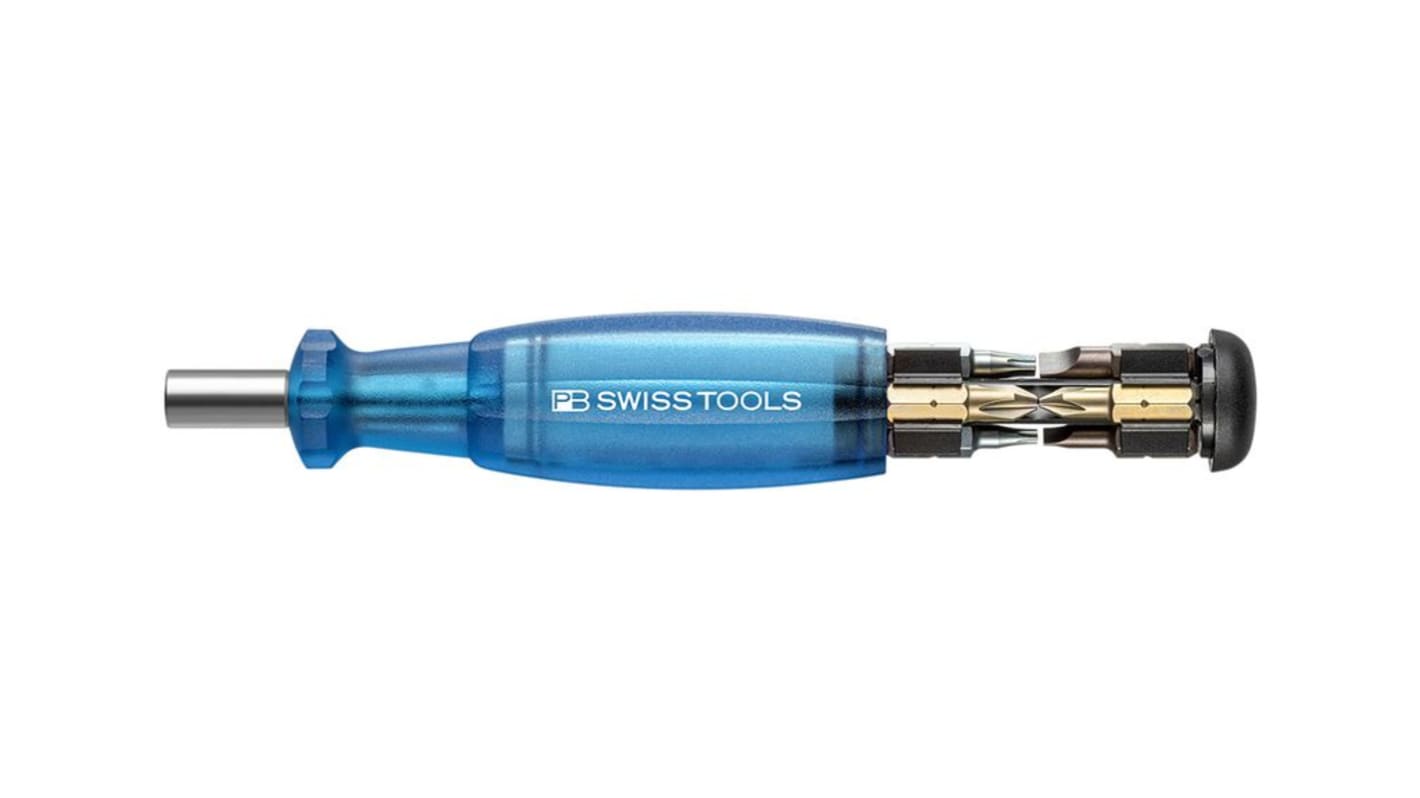 PB SWISS TOOLS Bit And Screwdriver Set 9 Pieces, Hexagon