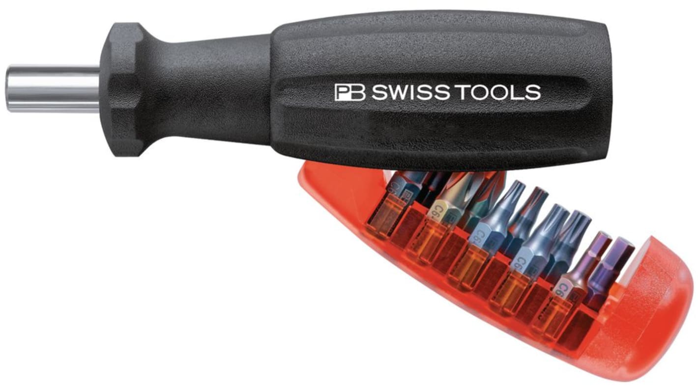 PB SWISS TOOLS Universal Bit Holder 11 Pieces, Slotted