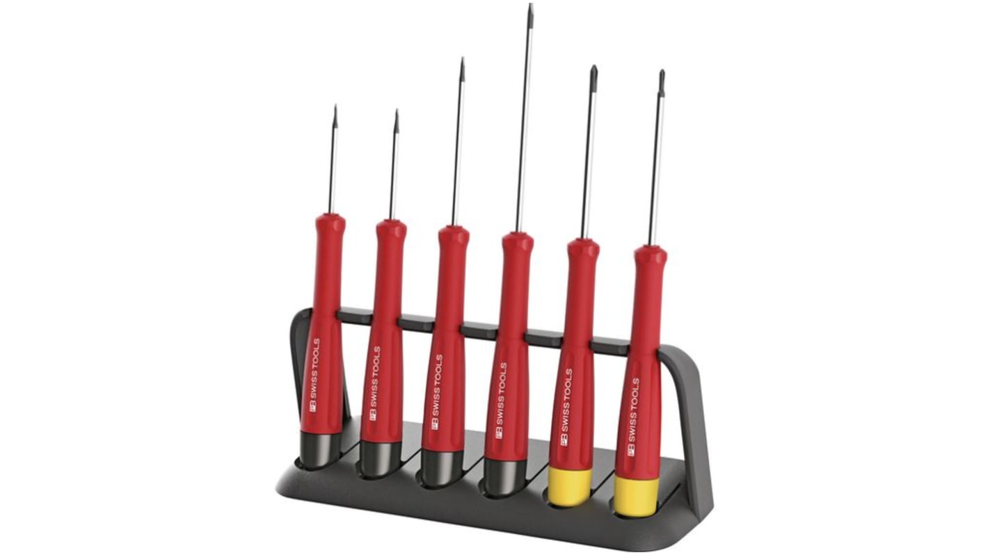 Set di cacciaviti PB SWISS TOOLS, 6 pezzi Phillips, a taglio