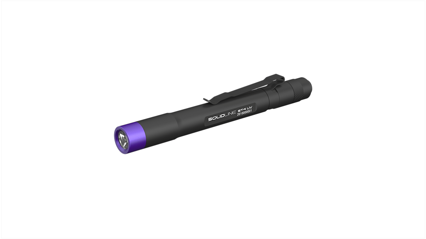 High Power LED Torch Black 180 lm, 141 mm