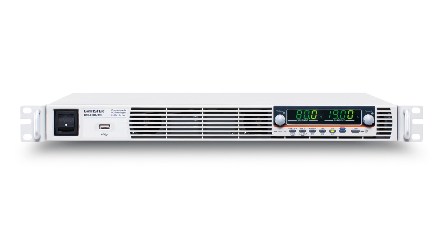 Zasilacz laboratoryjny 0 → 80V 19A RS PRO 1520W Programowalny zasilacz DC