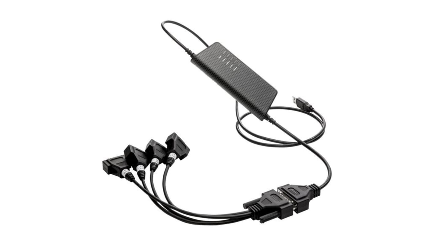 Four channel USB-to-CAN PC interface