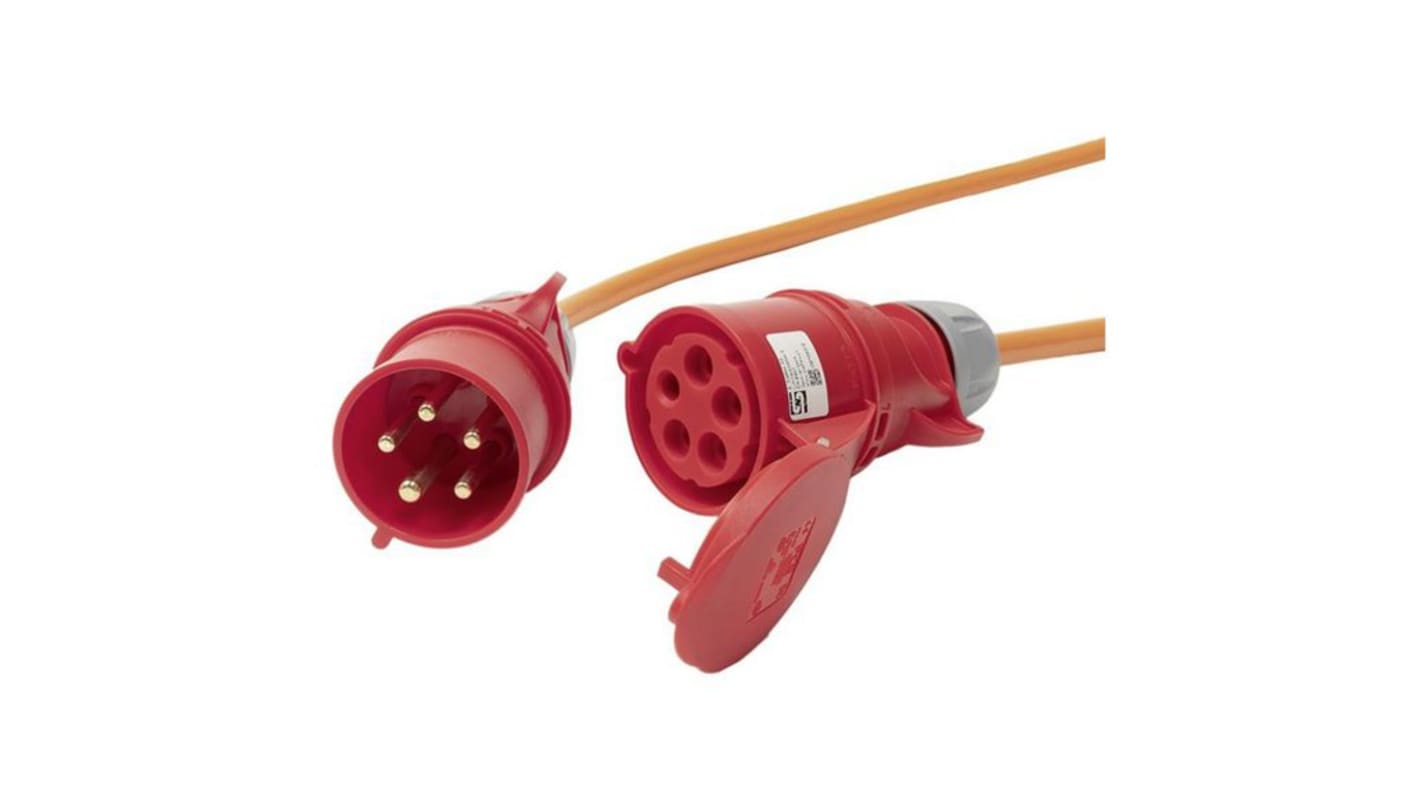 Steffen 5m Extension Lead, 400 V, IP67
