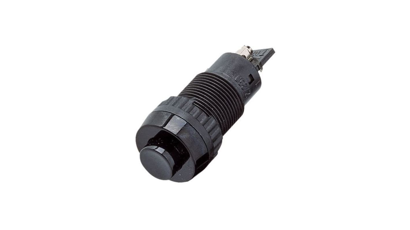 RAFI 1.01.102 Series Push Button Switch, Momentary, Panel Mount, 16.2mm Cutout, 1NC, 250V ac, IP40, IP65