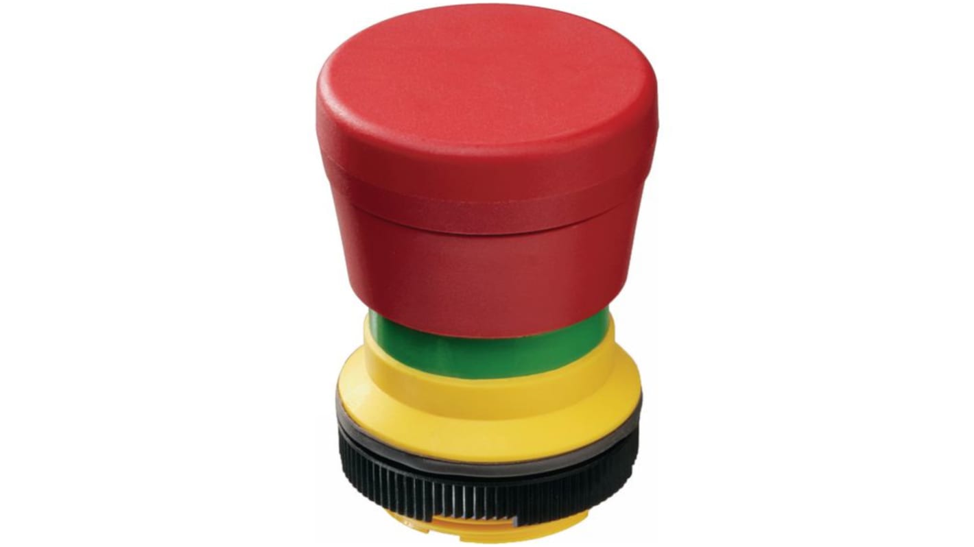 RAFI RAFIX 22 FS+ Series Emergency Stop Push Button, Latching, PCB, 22.3mm Cutout, 2NC, IP65, IP69K