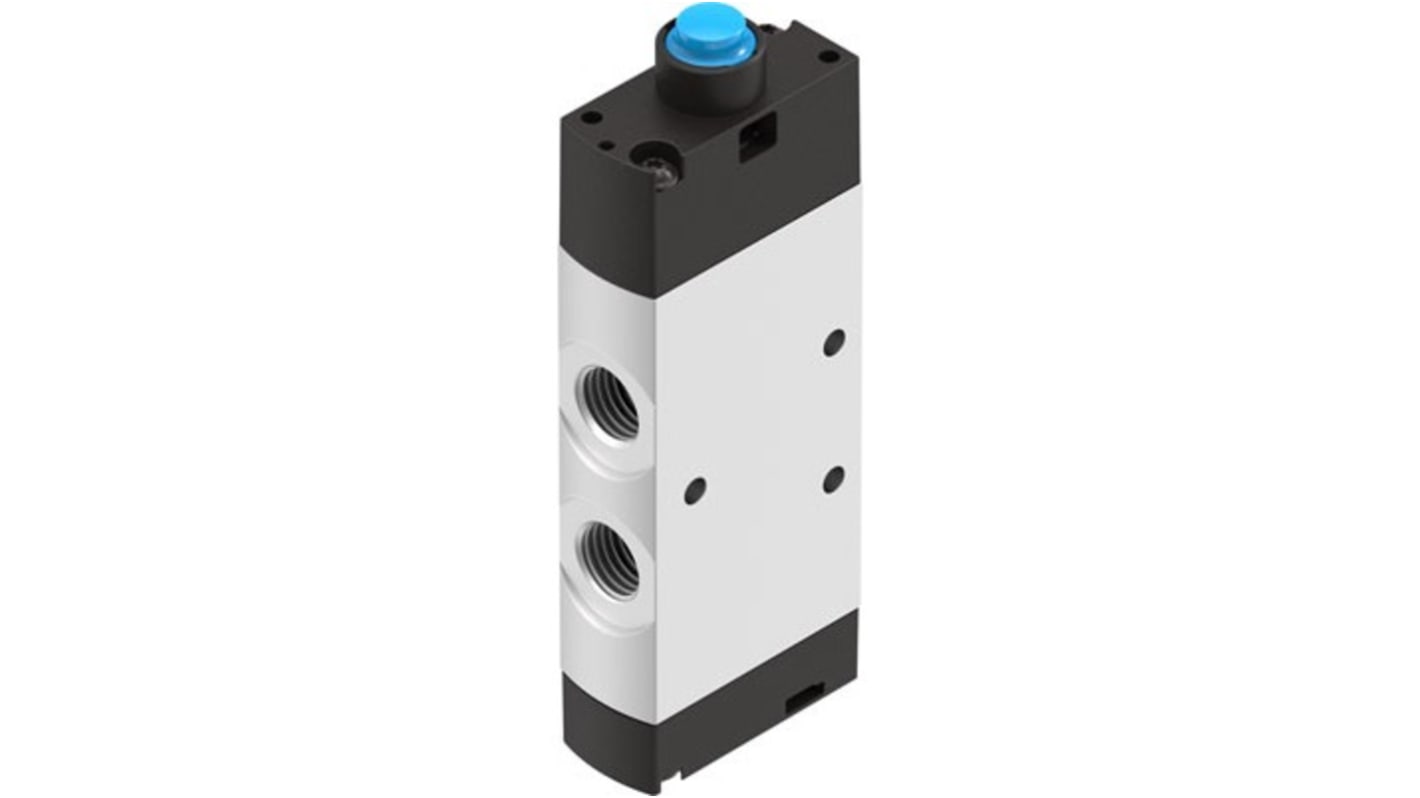 Zawór regulacyjny pneumatyczny 5/2 Way, Monostable Ręczne G 1/4 Festo 7mm