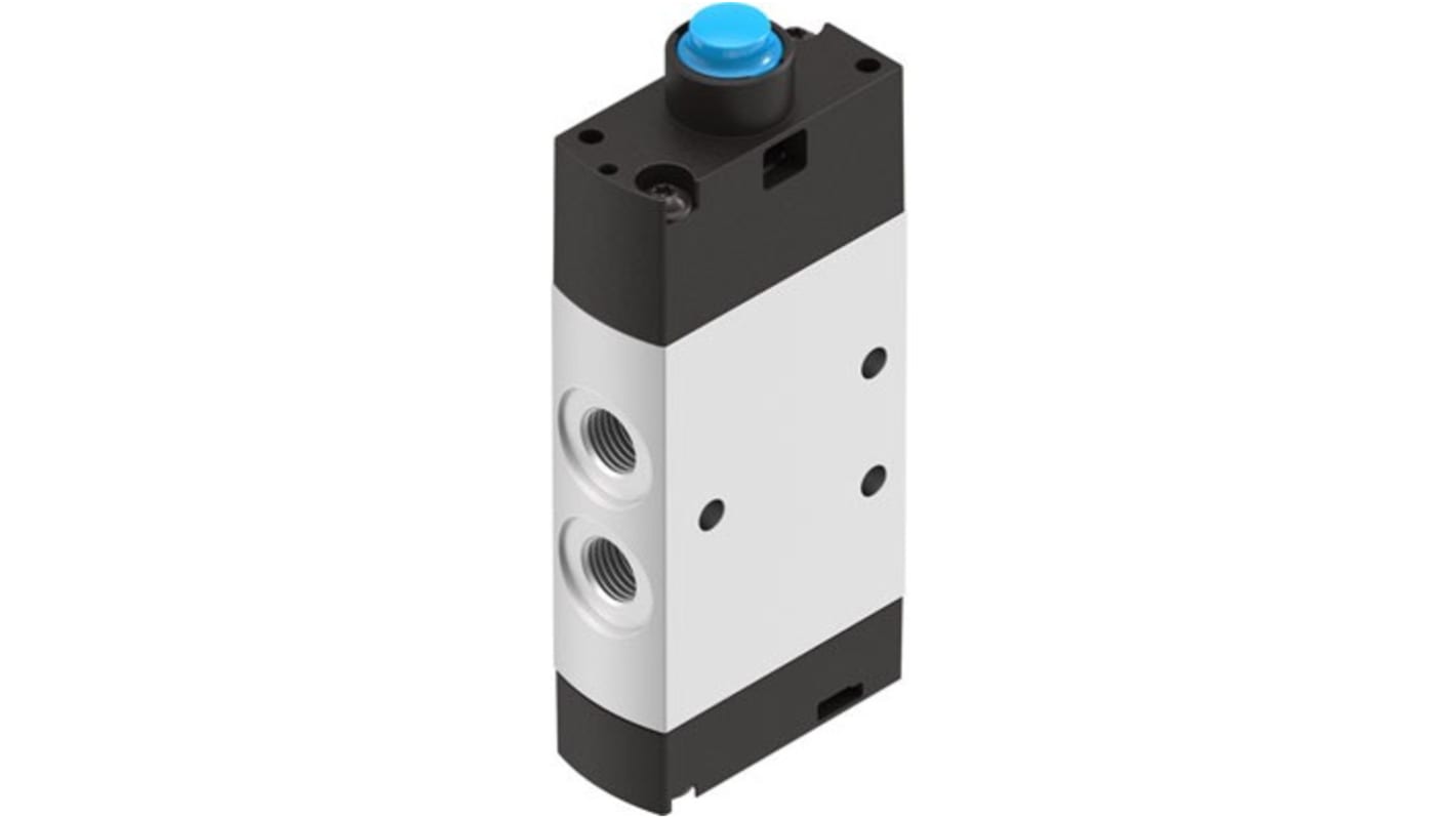 Zawór regulacyjny pneumatyczny 5/2 Way, Monostable Ręczne G 1/8 Festo 5.2mm