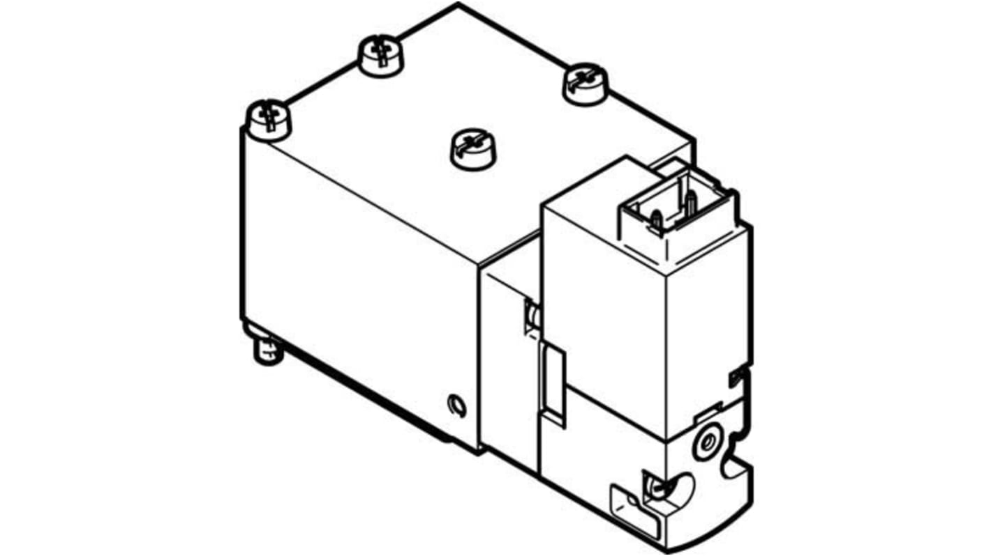 VOVG Pneumatik-Magnetventil Monostable, Elektrisch-betätigt 24V dc