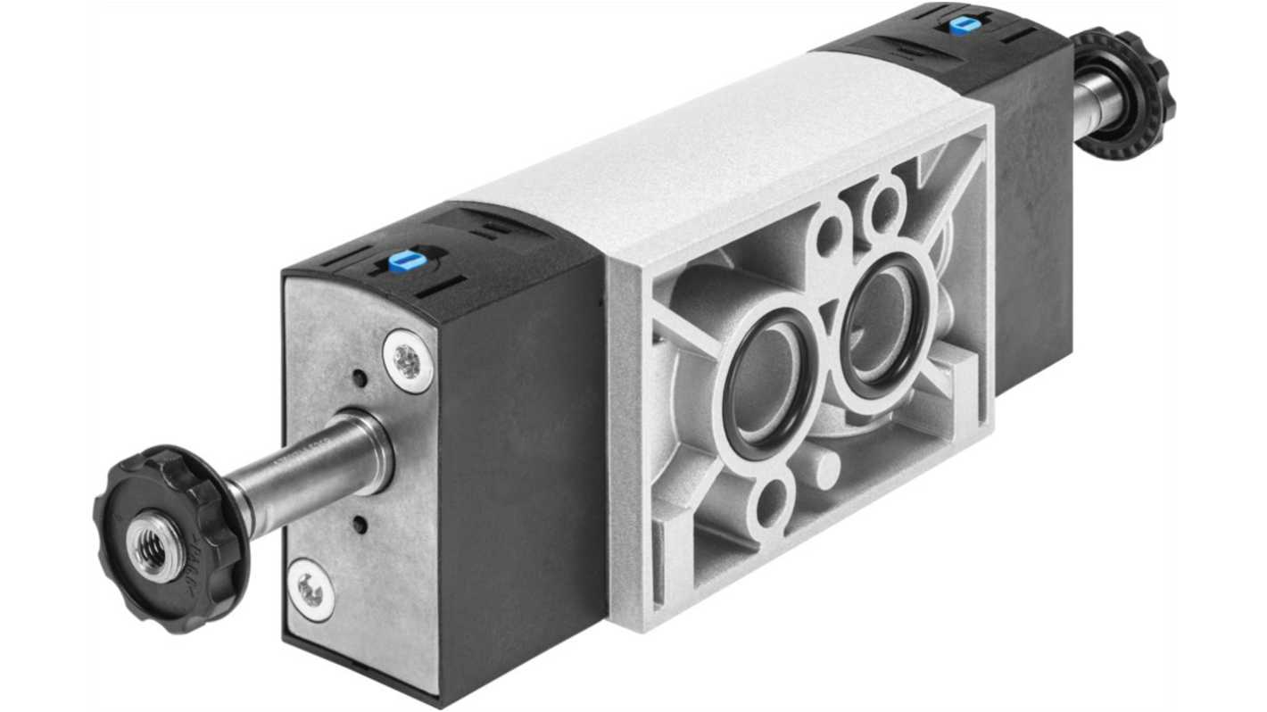 Festo 5/3 Exhausted Pneumatic Solenoid Valve - Electrical G 1/4 VSNC Series