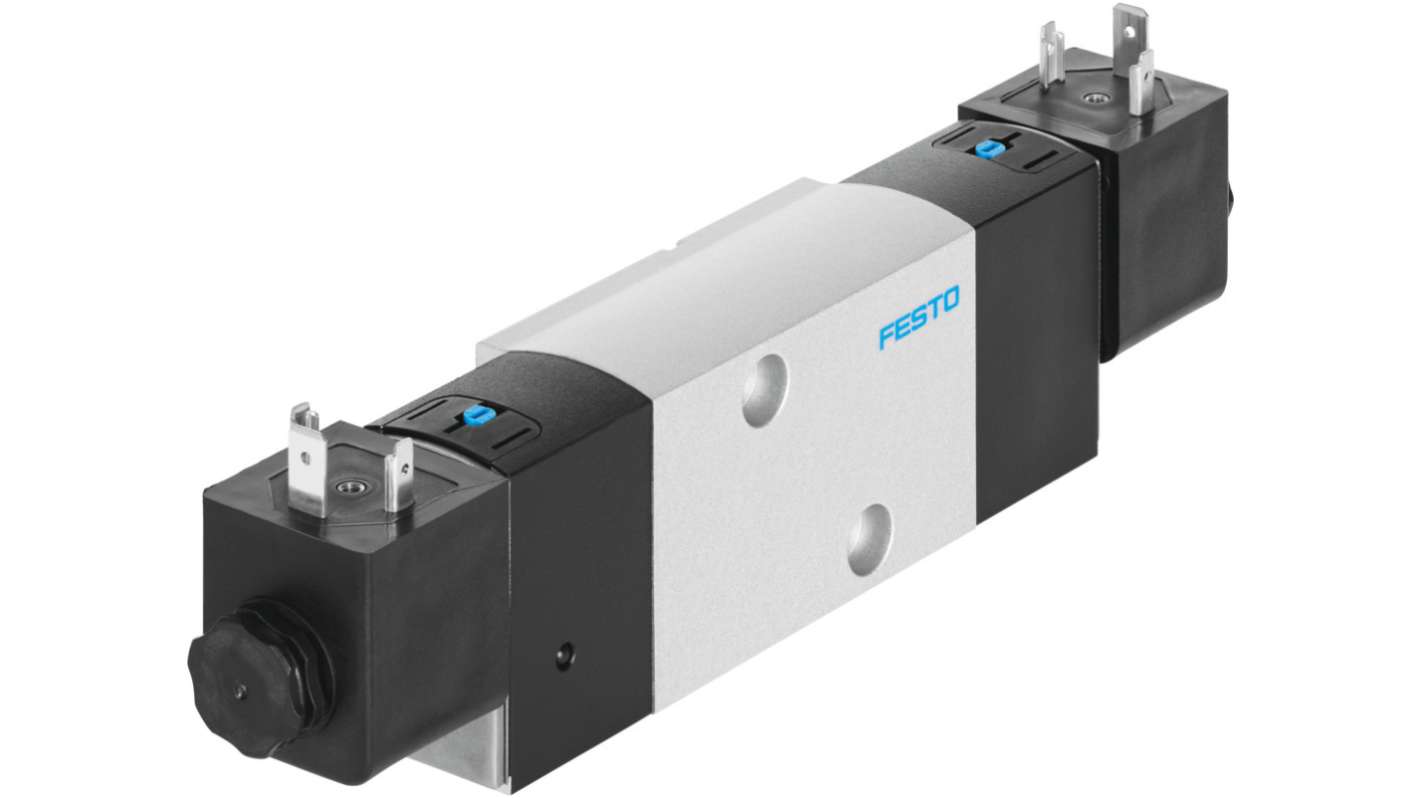 Festo 5/2 Double Solenoid Pneumatic Solenoid Valve - Electrical G 1/4 VSNC Series 24V dc