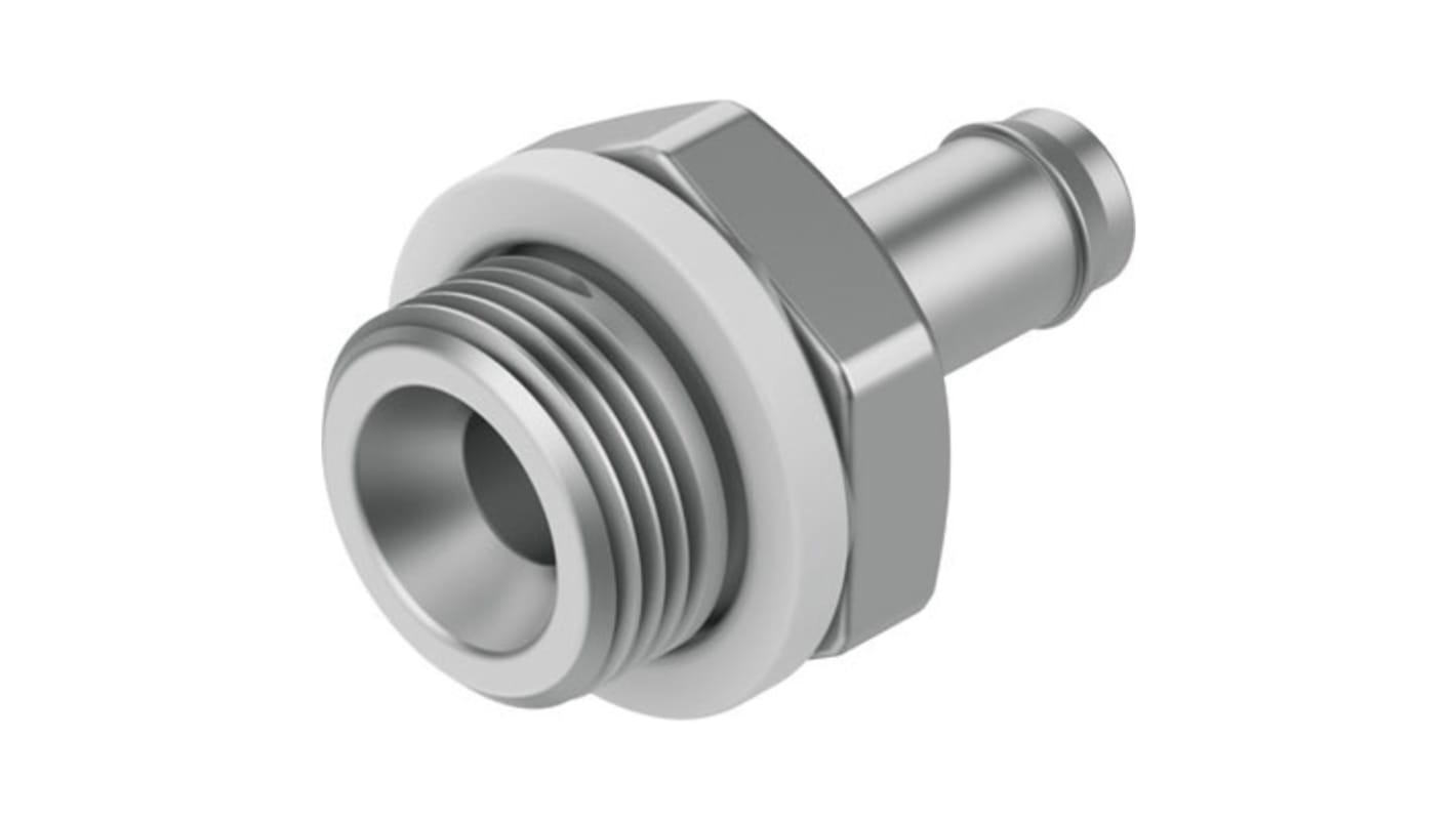 CRCN-M5-PK-2 Series Barb Fitting, M5 Male, Threaded Connection Style, 30985