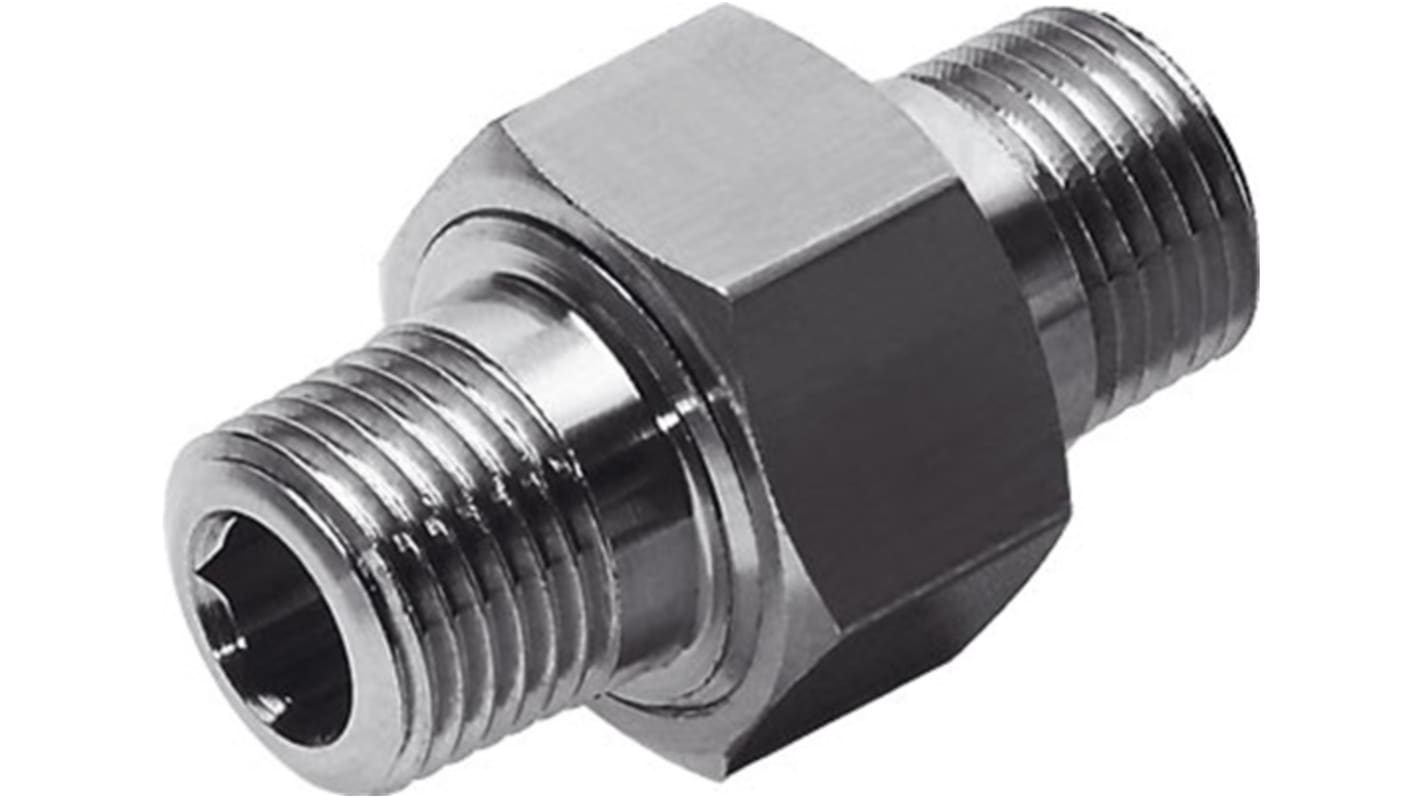 ESK-1/4-3/8 Series Nipple, R 1/4 to R 3/8, Threaded Connection Style, 534152