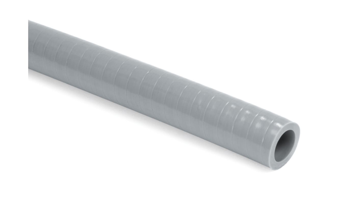 HellermannTyton Flexible Conduit, 20mm Nominal Diameter, PVC, Grey
