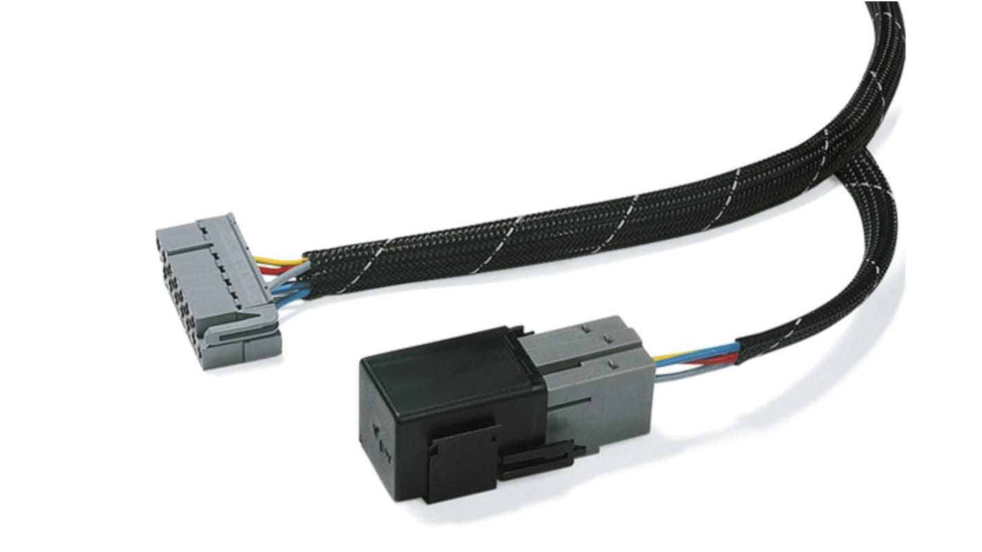 HellermannTyton Expandable Braided Polyester Black Cable Sleeve, 3mm Diameter, 200m Length, Helagaine HEGP Series