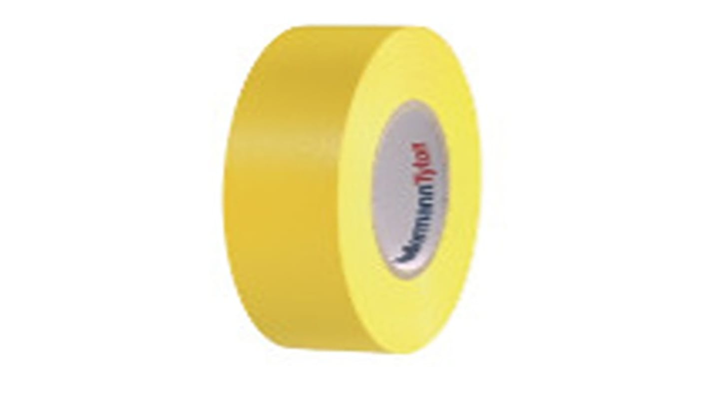 HellermannTyton Yellow PVC Electrical Insulation Tape, 25mm x 25m